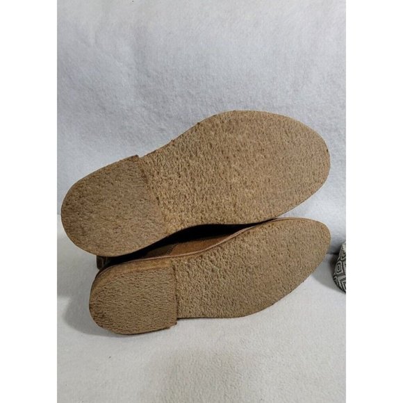 Flag LTD Brown Suede Lace up Round Toe Chukka Men Leather Boots Size 10M/ L20 - Picture 5 of 13